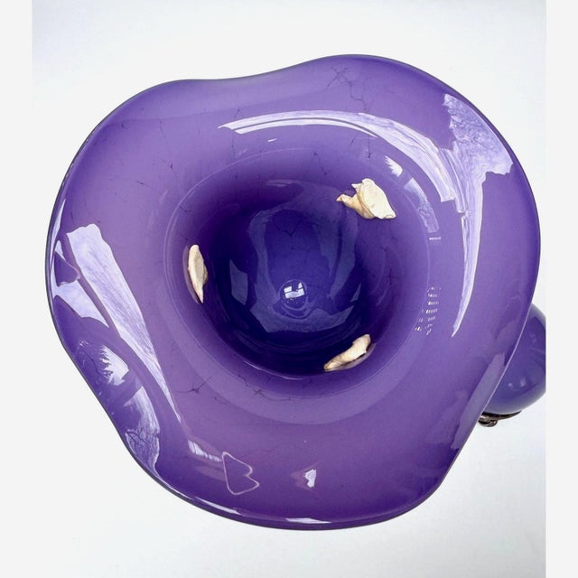 John Ruth “Flower Ball” Studio Glass and Sterling Silver Sculpture, 1990s For Sale - Image 13 of 16