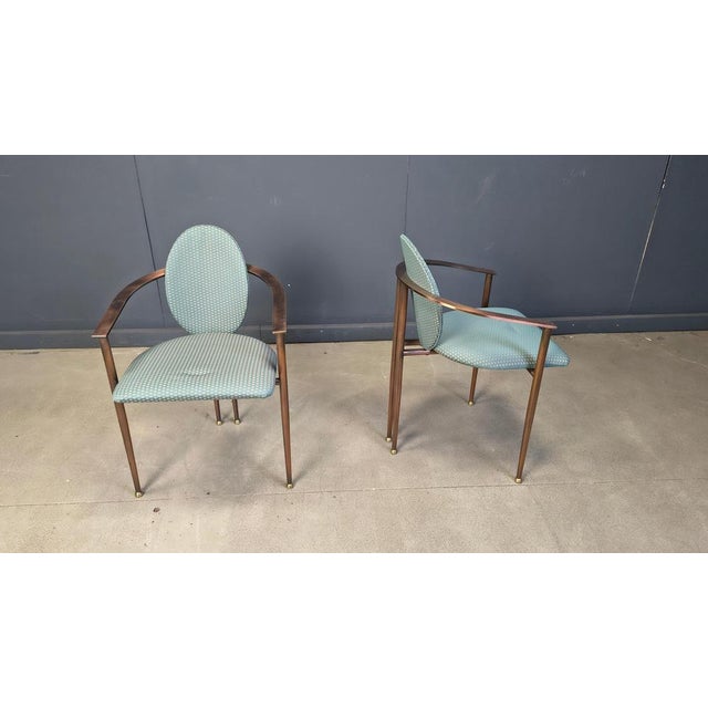 Postmodern Dining Chairs from Belgochrom, 1980s, Set of 6 For Sale - Image 3 of 13
