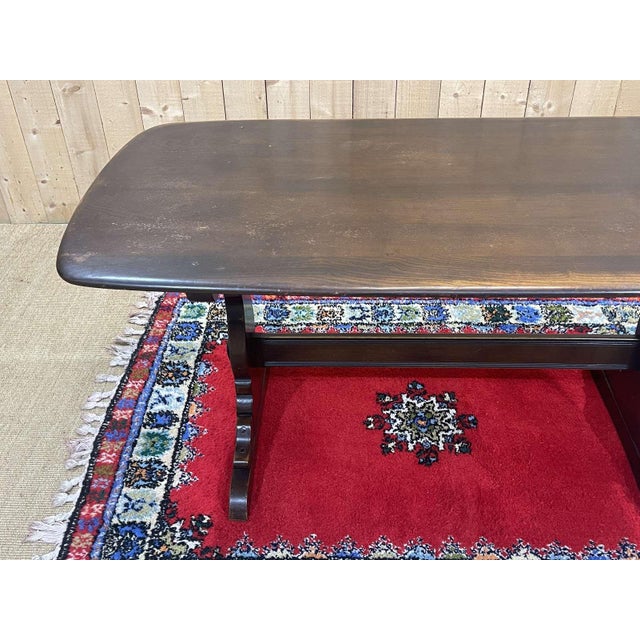 Vintage Table in Elm from Ercol, 1970s For Sale - Image 11 of 12