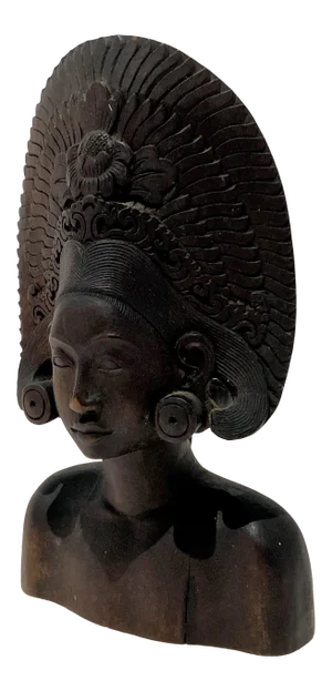 Balinese Carving of Temple Dancer