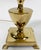 Vintage Bombay Brass Pineapple Table Lamp W/ Tole Shade For Sale - Image 10 of 11