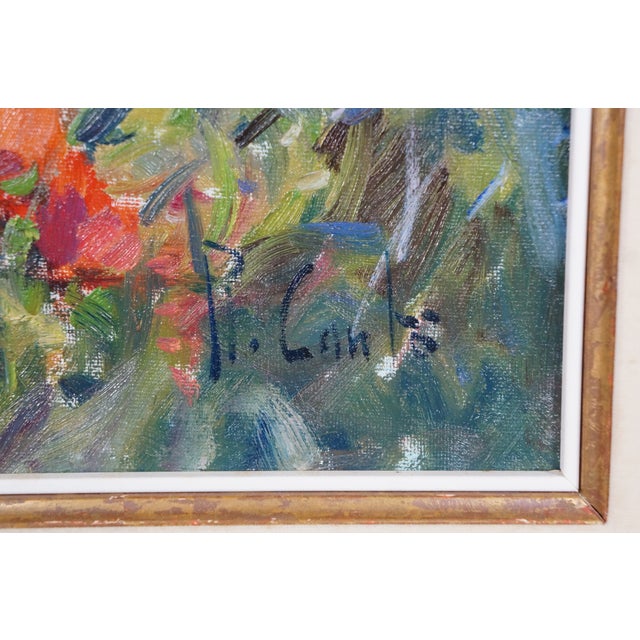 Rosa Canto Spanish Impressionist Floral Desert Landscape Oil Painting 48" For Sale - Image 10 of 14