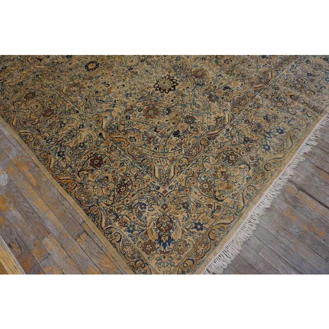 Early 20th Century Persian Kirman Carpet ( 9' x 11'9" - 275 x 360 ) For Sale - Image 10 of 10