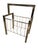 Milo Baughman Midcentury Modern Vintage Chrome Metal Magazine Rack/ Holder For Sale - Image 4 of 12