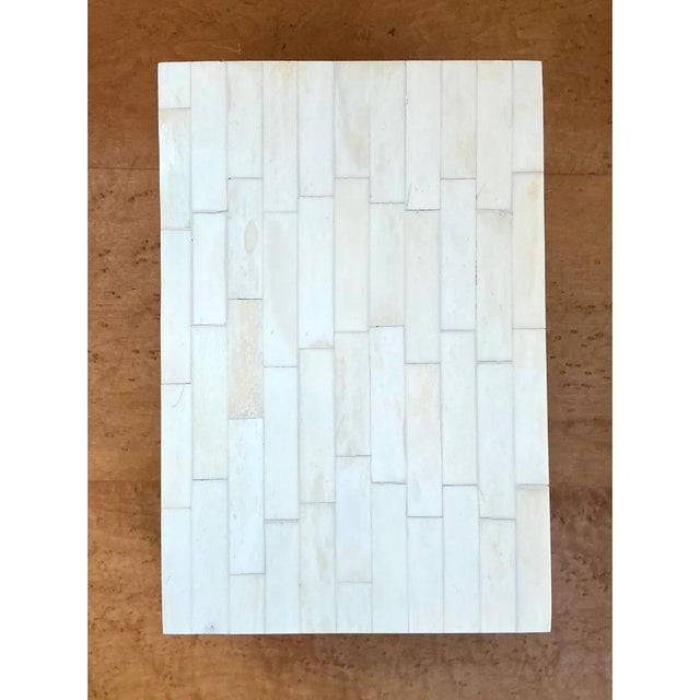 Wood Vintage Wood and Bone Box For Sale - Image 7 of 13