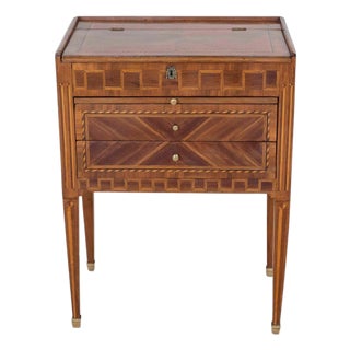18th Century Louis XVI Marquetry Chiffonier Table For Sale