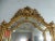 Rare Napoleon III period mirror in wood and gilded stucco. The side reserves are decorated with bubbles which is rare in...