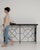 Wrought Iron Console Table With Blue Stone Top For Sale In Greensboro - Image 6 of 9