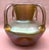 Here we have a loetz vase , a brilliant iridescent shine , four applied handles and dimples , very good cond with a...