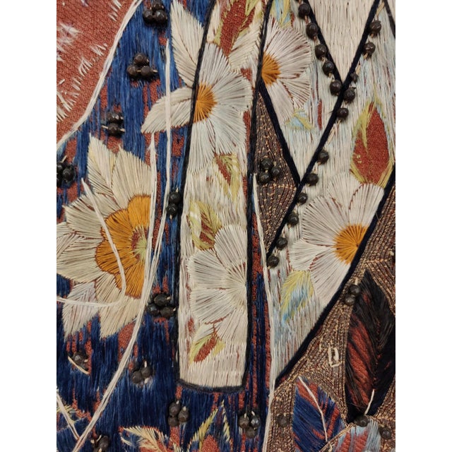 Chinese Tapestry Embroidered in Silk, 1890-1910 For Sale - Image 14 of 18