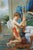 Sappho and Phaon Contemporary School Oil Painting After Jacques-Louis David 72" For Sale - Image 4 of 12