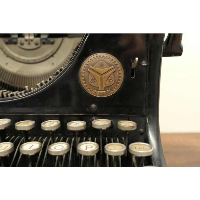 Industrial Vintage French Typewriter from Contin, 1940s For Sale - Image 3 of 8