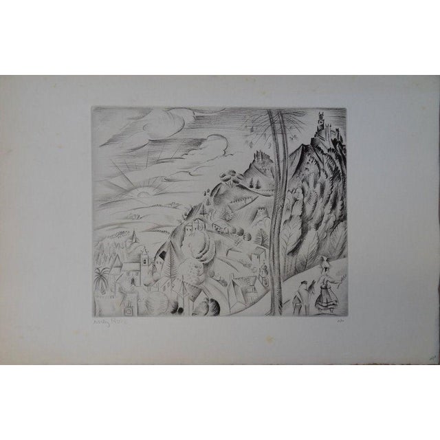 Mily Possoz, La Vallée du Douro, Etching For Sale - Image 5 of 5