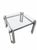 Metal Brutalist Coffee Table in Metal and Glass, 1980s For Sale - Image 7 of 8