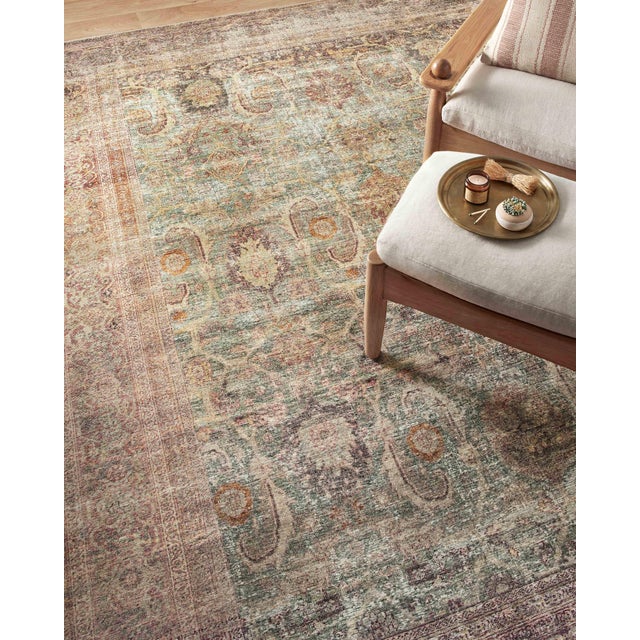 Not Yet Made - Made To Order Amber Lewis x Loloi Georgie Jade / Sunset 10'-0" x 14'-0" Area Rug For Sale - Image 5 of 7