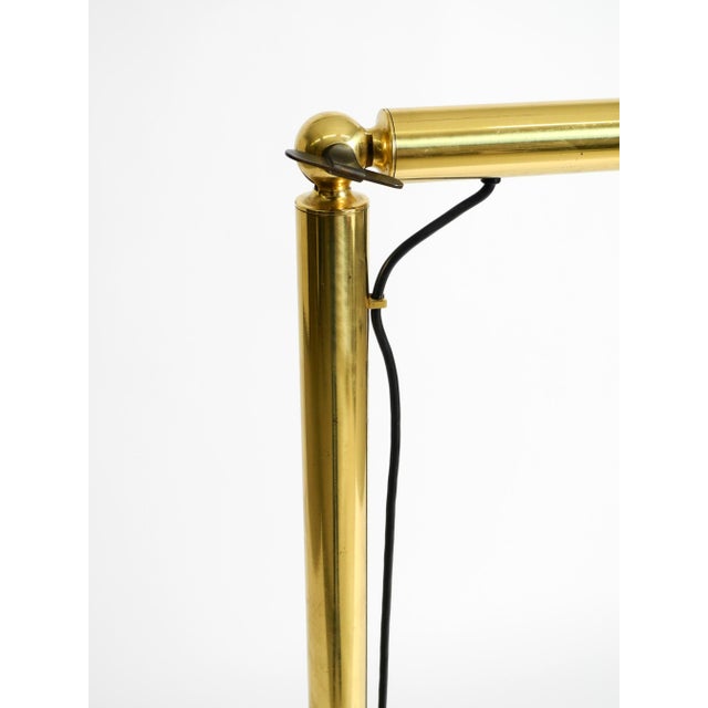 Vintage Brass Pole Light Floor Lamp by Ingo Maurer for M-Design, 1960s For Sale - Image 13 of 18