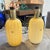 Metal Two 1980s Yellow and Gold Murano Glass Table Lamps by Signoretti Murano Italy For Sale - Image 7 of 16