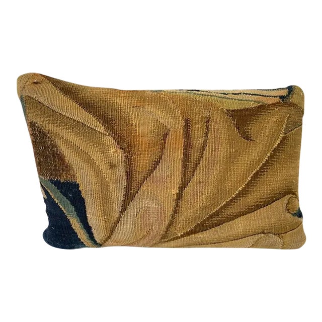 Throw Pillow Made From 16th Century Flemish Tapestry For Sale