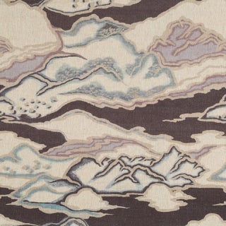 Robert Allen Pattern Chattingham in Color Mussel Shell Fabric Remnant For Sale