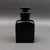 Bohemian Mary Gregory Enamel Black Amethyst Art Glass Bottle For Sale - Image 4 of 10