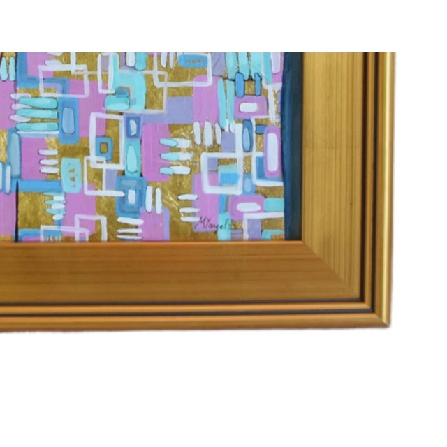 Stunning Beautiful Woman Portrait Oil Painting W/ Antiqued Gold Wood Frame For Sale In Los Angeles - Image 6 of 9