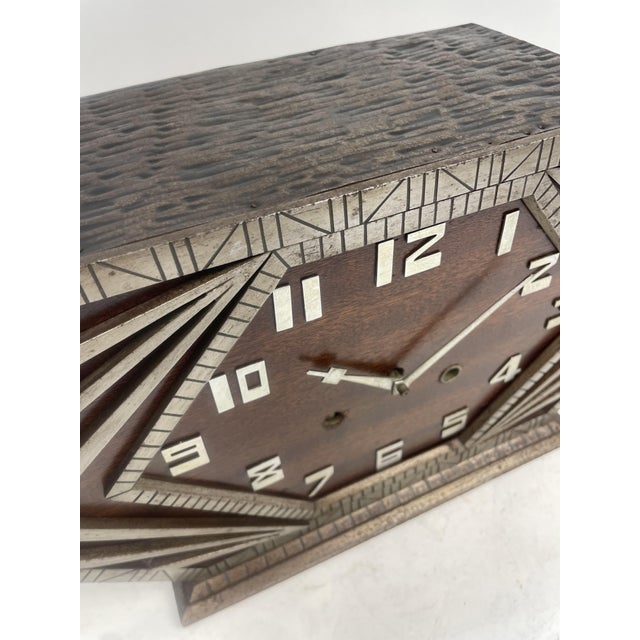 1920s Vintage Art Deco Clock, 1920s For Sale - Image 5 of 16