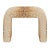 Spritely Home Lulu Waterfall Ottoman in Fawn Natural For Sale - Image 4 of 5