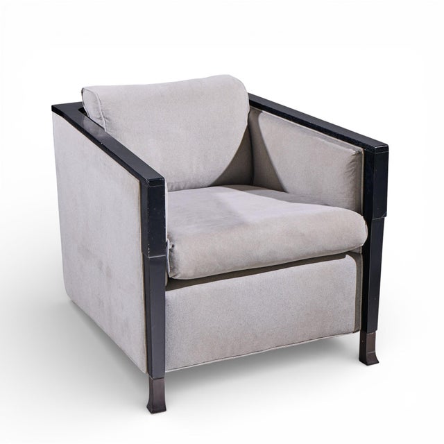 Bill Sofield for Baker Furniture Salon Lounge Chairs - Pair For Sale - Image 12 of 13