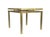 1970s Italian Coffee Table in White Marble and Brass, 1970s For Sale - Image 5 of 10