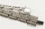 Pave` Diamond and Sterling Silver Link Bracelet For Sale - Image 4 of 6