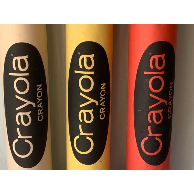 Set of 3 Pop Productions Nyc Oversized Crayola Crayons | 1978 | Pop Art For Sale - Image 10 of 11