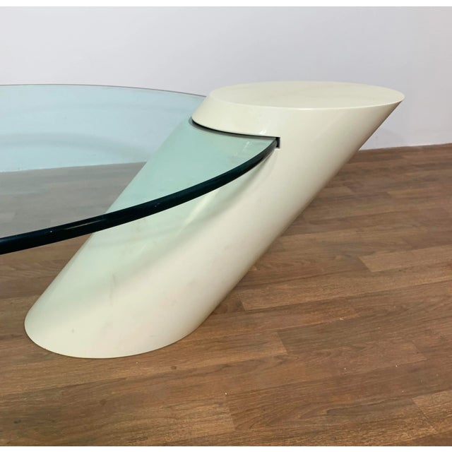 Mid-Century Modern Wade Beam for Brueton Cantilevered " Zephyr" Cocktail Table For Sale - Image 3 of 12