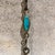 Metal 1958 Pepe Mendoza Hanging Lamp Chain Malachite Brass Mexico For Sale - Image 7 of 7