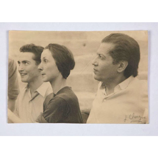 Paper Serge Lifar Photograph by Lucien Clergue, 1954 For Sale - Image 7 of 8