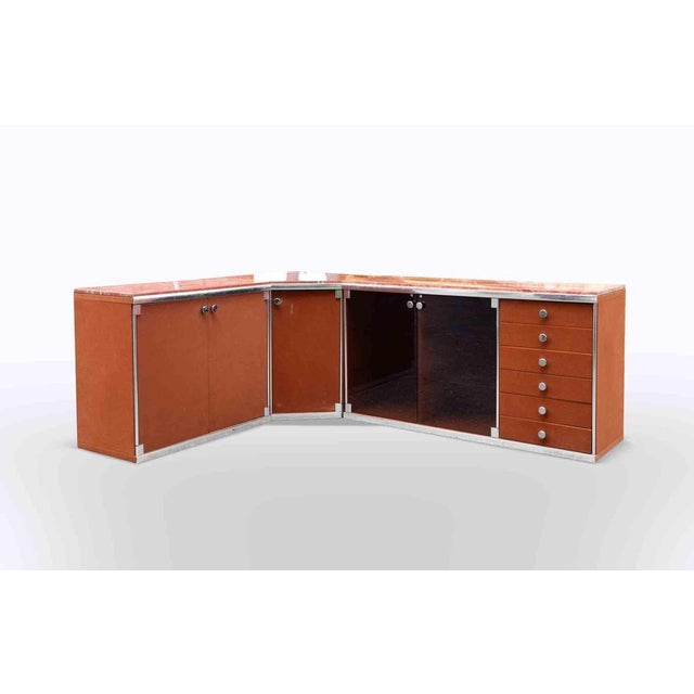 Vintage 4-Module Sideboard Set by Guido Faleschini for I4mariani, Italy, 1970s, Set of 4 For Sale - Image 13 of 14