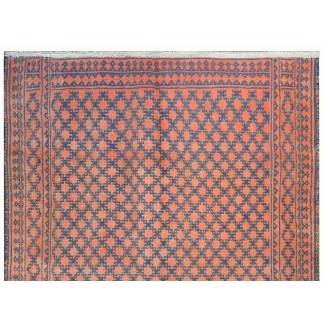 Mid 20th Century Vintage Persian Cotton Kilim Rug For Sale - Image 5 of 11