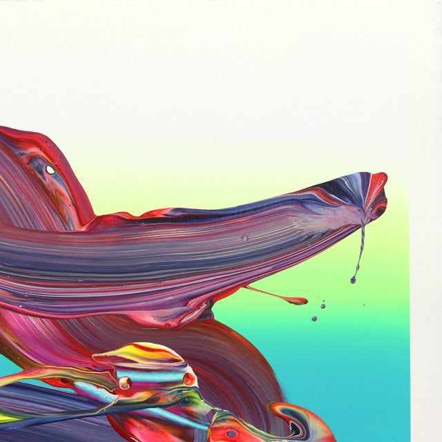 2020s Avp_967 - Colorful Textured Contemporary Abstract Painting Original Artwork by Alex Voinea For Sale - Image 5 of 7