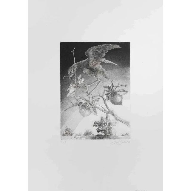 Guardian is an artwork realized by the Contemporary Italian artist Leo Guida (1992 - 2017) in 1974. Original black and...