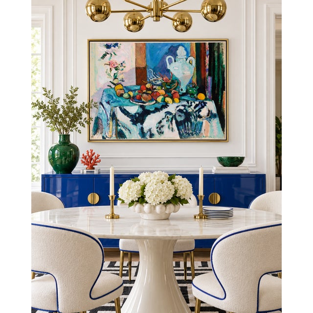 Contemporary 1907 Colorful Blue Fruit Still Life Art Print, Fauvist Kitchen Wall Art by Henri Matisse - 16" X 12" For Sale - Image 3 of 8