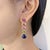 Gemstone Bochic “Capri” Natural Vintage Ruby, Sapphire & Emerald Set In 18K Gold & Silver For Sale - Image 7 of 11