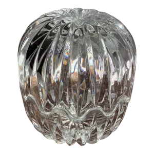 Vintage Cut Crystal Egg - 2 Piece Set