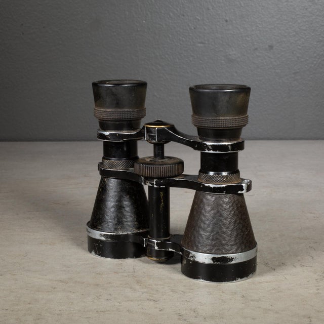 World War 1 German Military Field Leather Binoculars c.1918 For Sale In San Francisco - Image 6 of 9