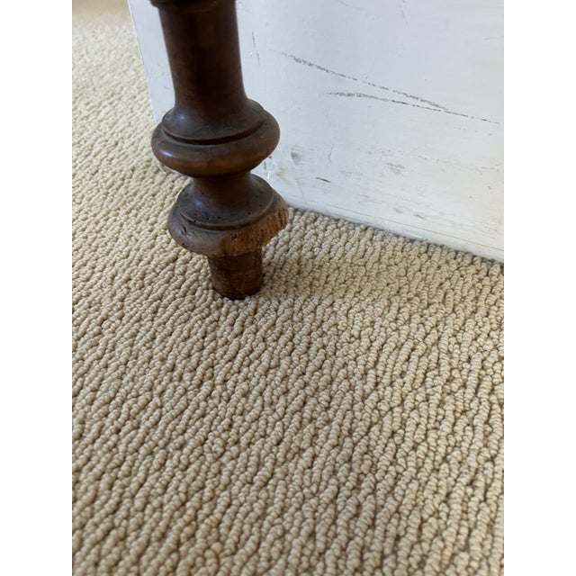 Brown Early 19th Century Carved French Walnut Writing Table For Sale - Image 8 of 9