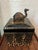 Animal Skin 1990s John-Richard Leather and Brass Hinged Box For Sale - Image 7 of 13