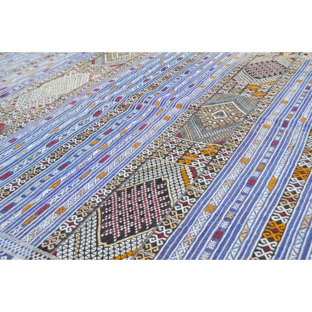 Late 20th Century Vintage Moroccan Rug - 9'10'' X 6'5'' For Sale In New York - Image 6 of 7