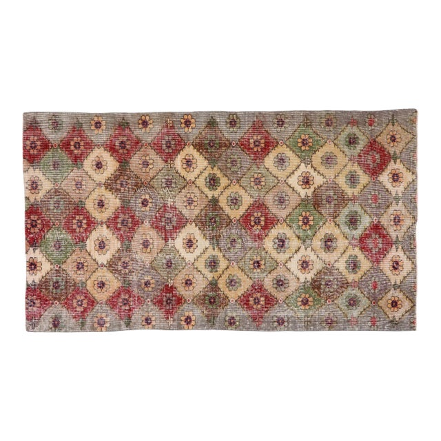 Vintage Turkish Sivas Rug - 04'02 X 07'03 For Sale