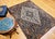 Antique Persian Malayer Area Rug, Hand-Knotted Wool, Geometric Medallion Pattern, Ivory & Navy,5x7 For Sale - Image 4 of 17