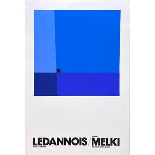 1976 Jean-Marie Ledannois Galerie Melki Exhibition Poster For Sale