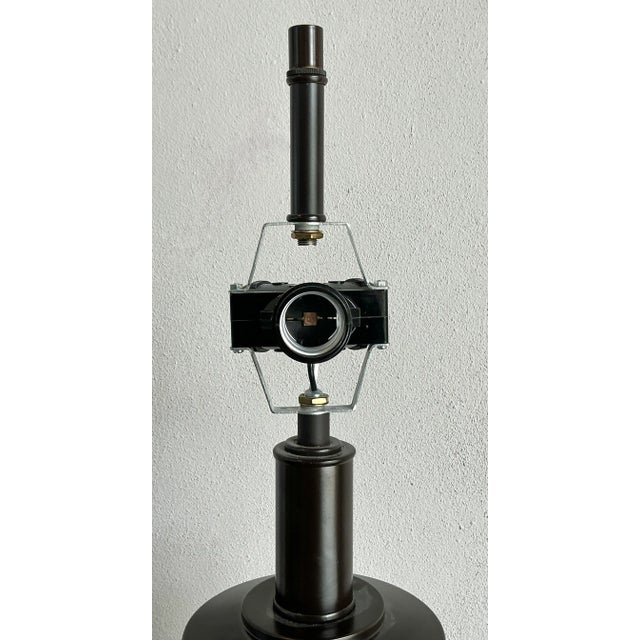 Vintage Boho Ribbed Floor Lamp For Sale In West Palm - Image 6 of 8