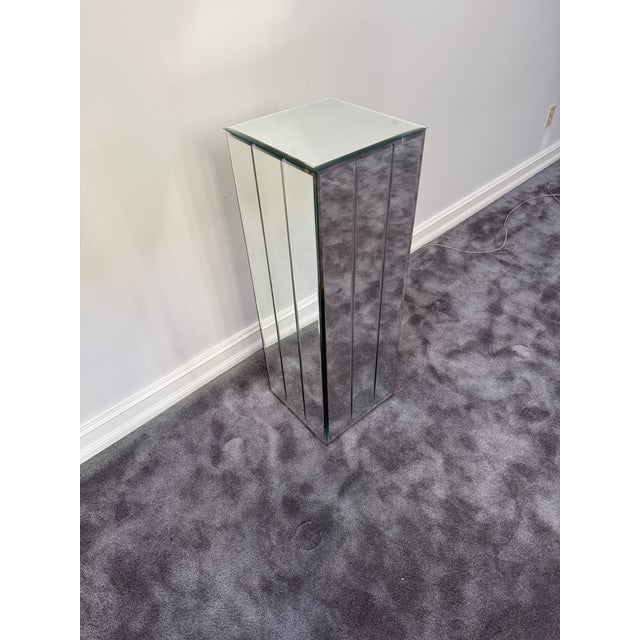 1980s Pedestal Mirror Column Stand For Sale - Image 5 of 5